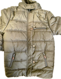 Puffer Coat with Hood (with Faux-Sherpa Lining)