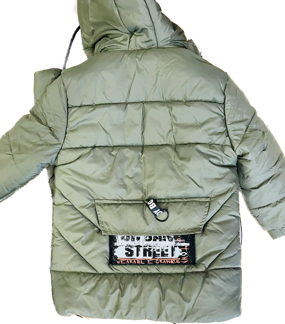 Stylish Boys Puffer Coat with Hood