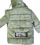 Stylish Boys Puffer Coat with Hood