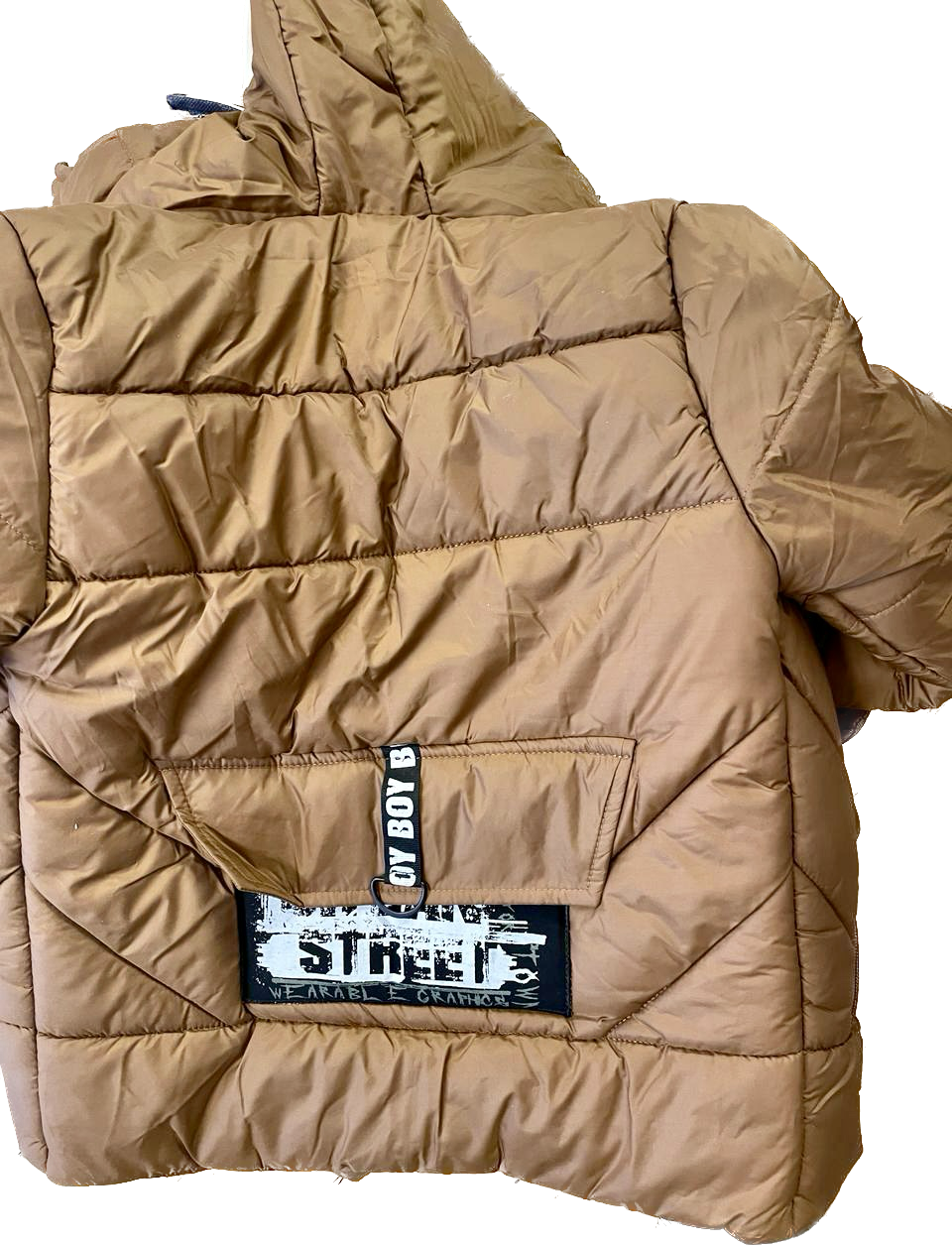 Stylish Boys Puffer Coat with Hood