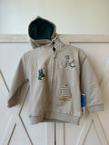 Mayoral Cotton Blend Hoodie with 3D Detail for Baby Boys