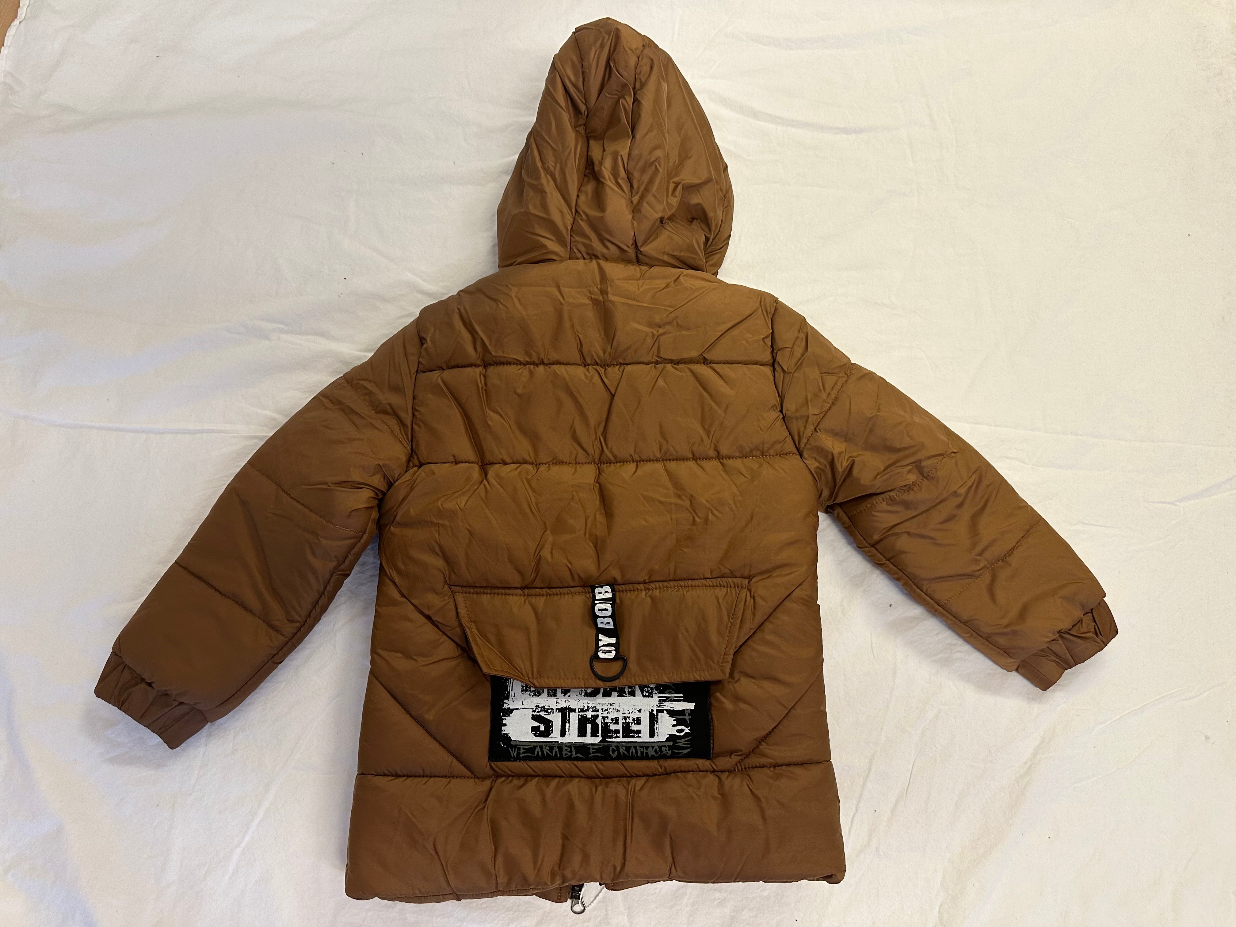 Stylish Boys Puffer Coat with Hood