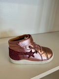 Old Soles Girl's Parade Pink Frost Genuine Leather Shoes