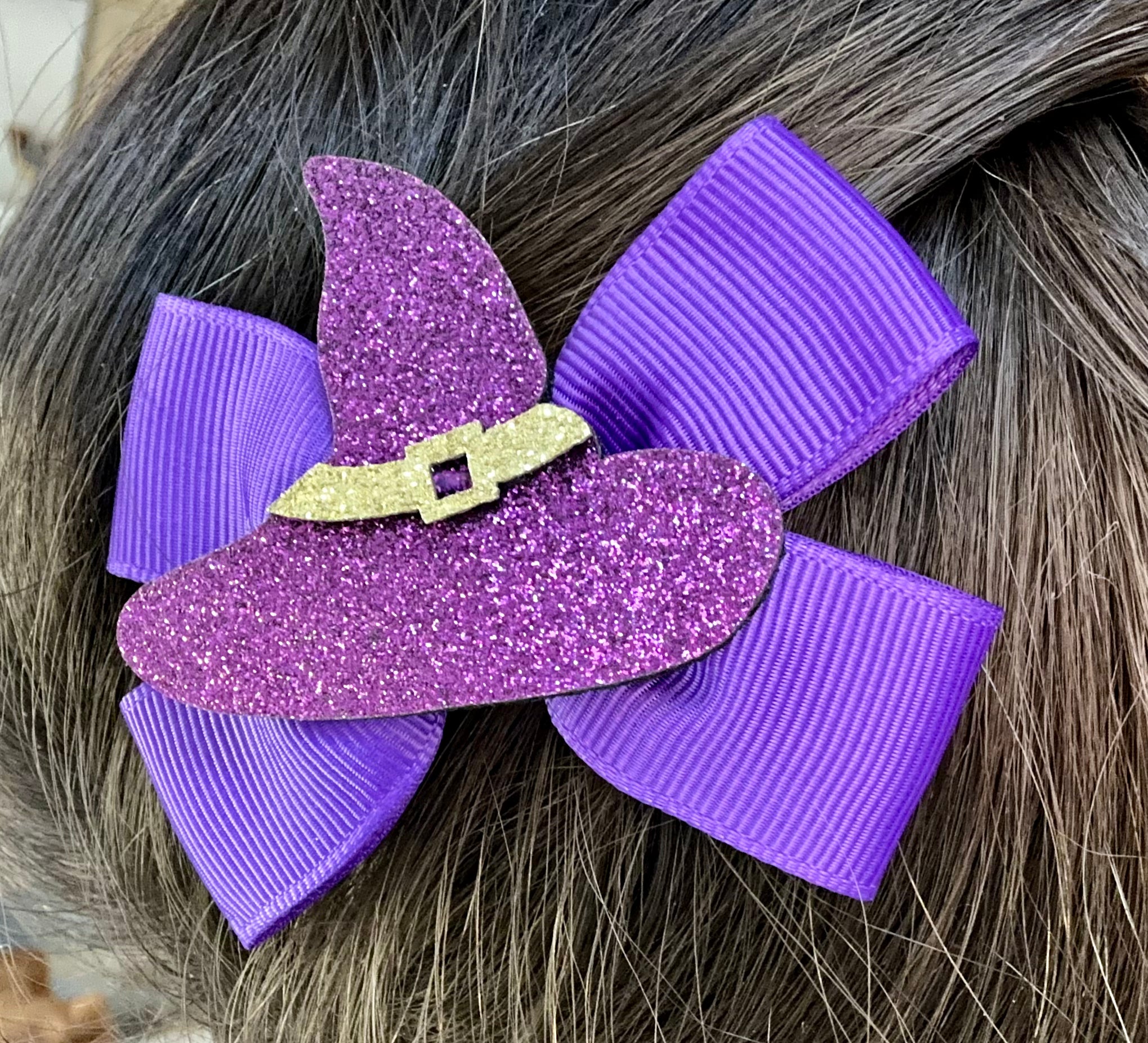 Halloween bows, barrettes, and clips for children, adults, toddlers