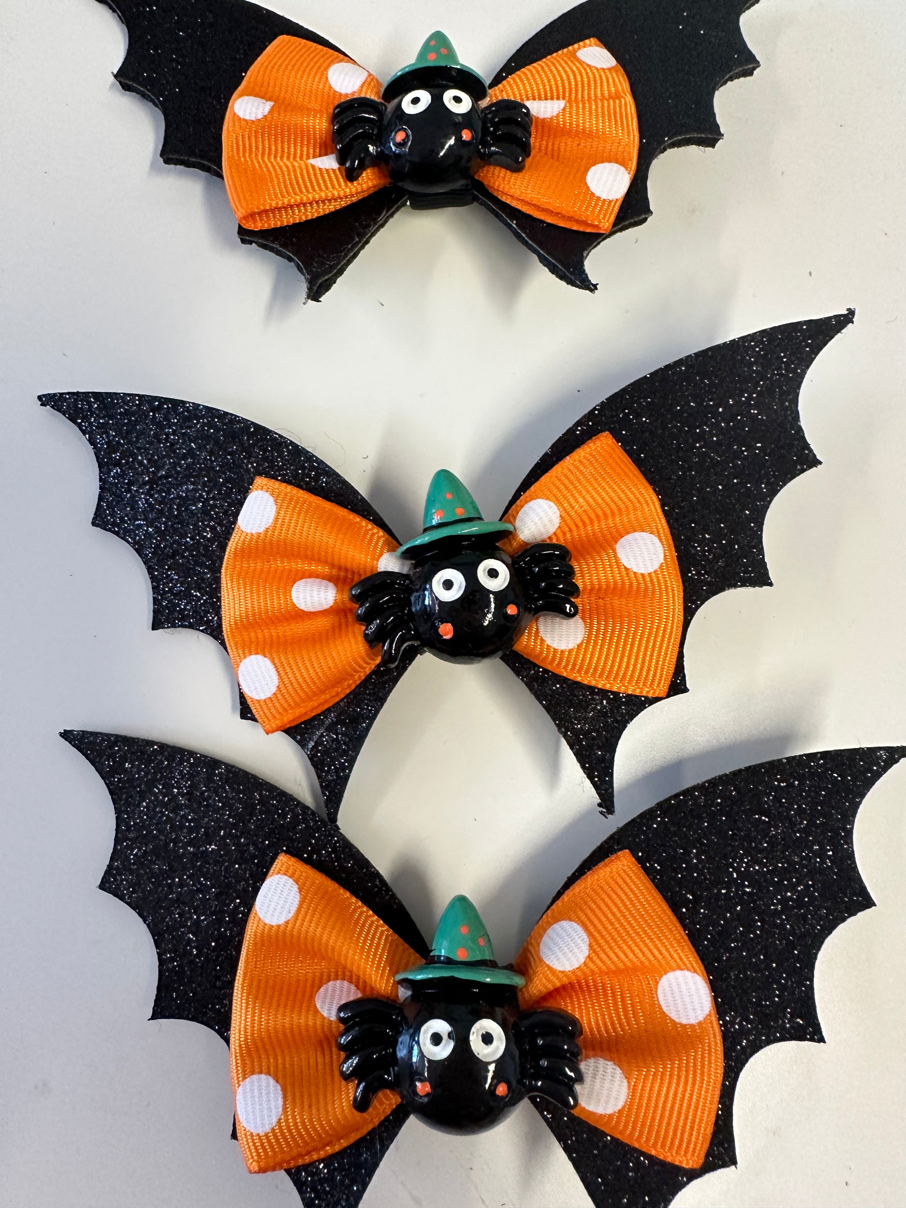 Halloween bows, barrettes, and clips for children, adults, toddlers