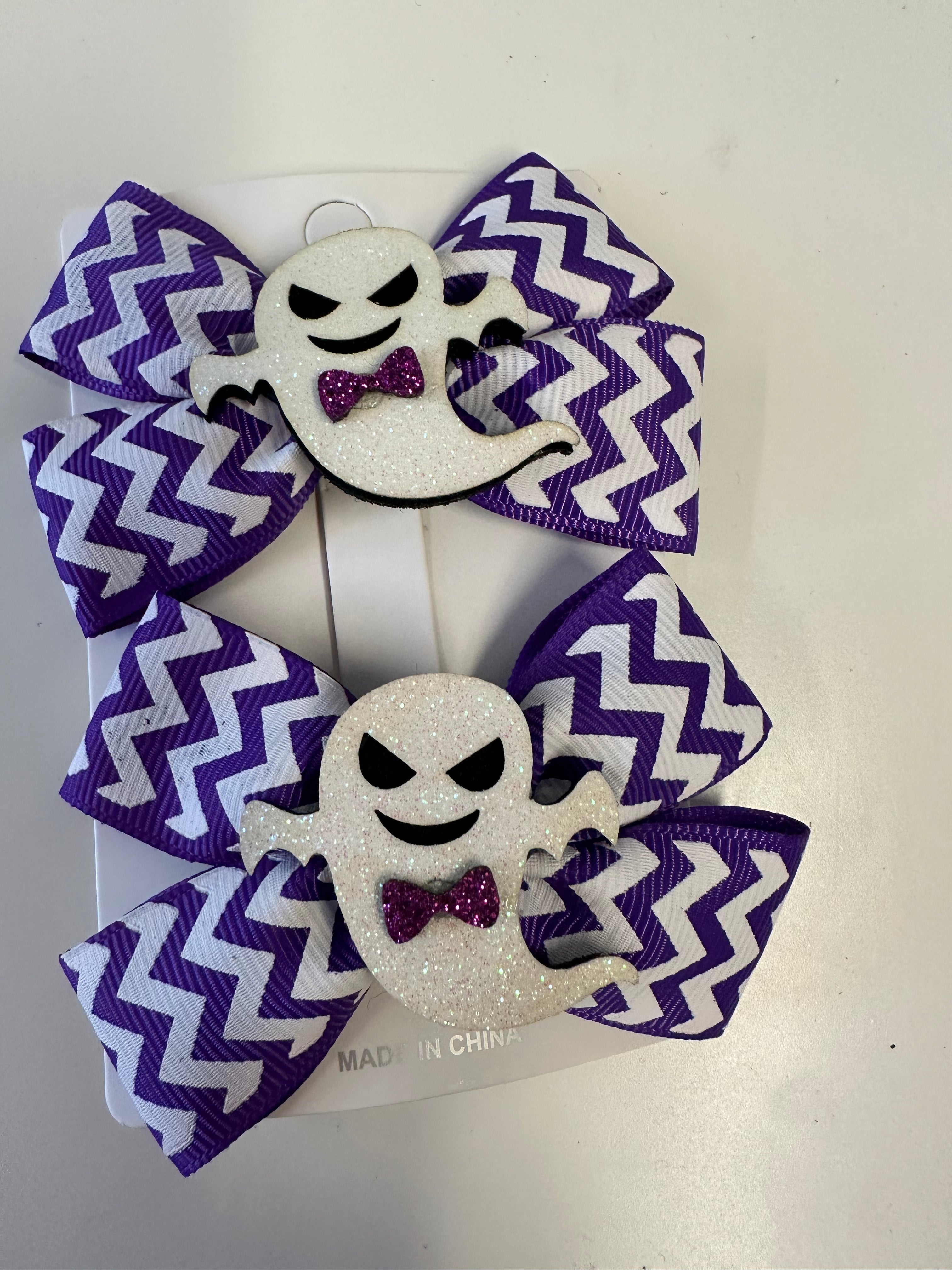 Halloween bows, barrettes, and clips for children, adults, toddlers