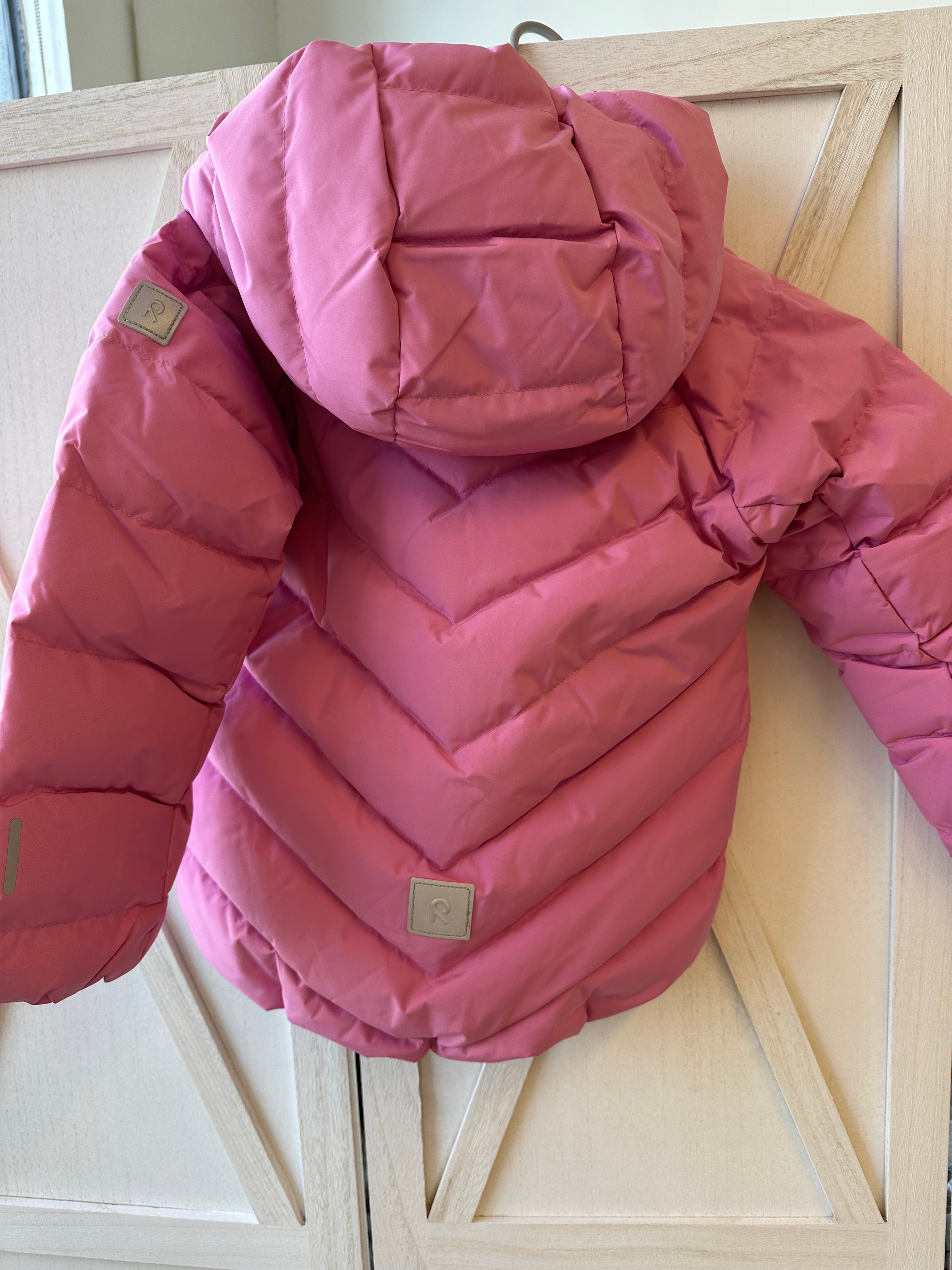Reima Responsible Down jacket, in blue or pink - Kupponen