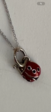 Sterling Silver Ladybug Necklace