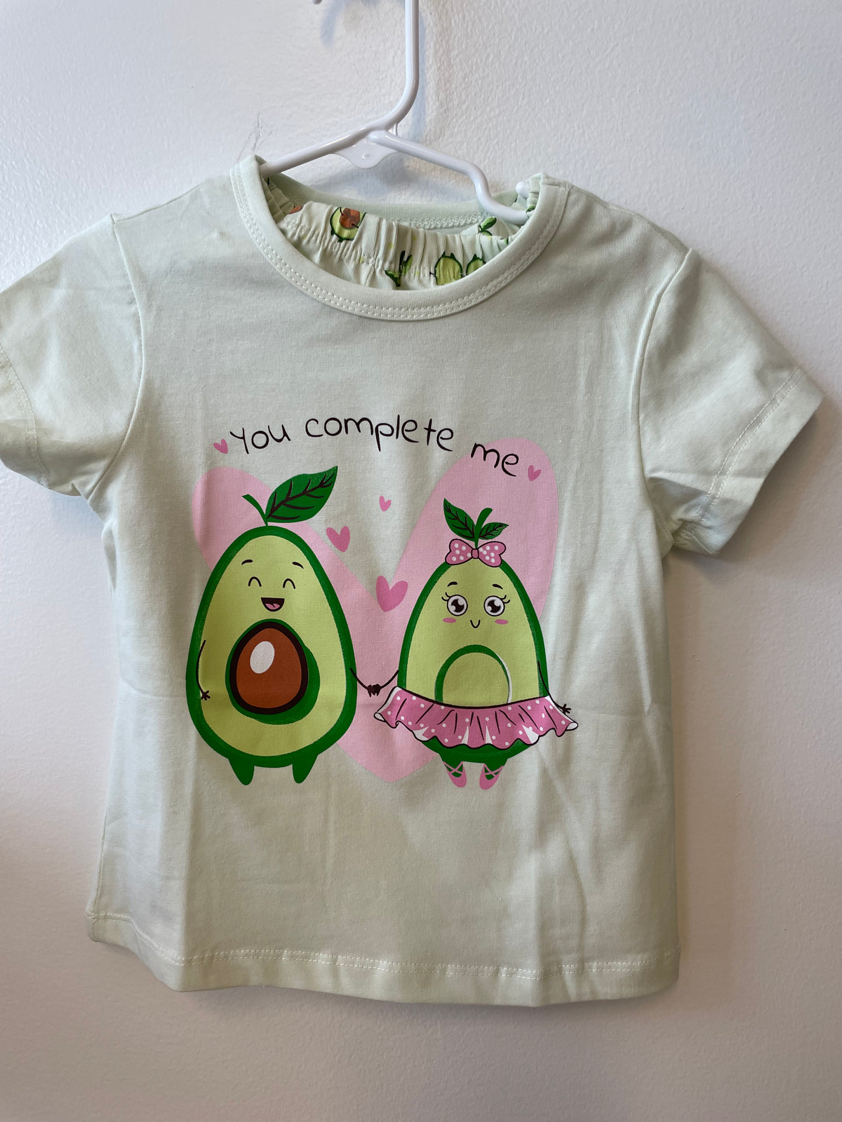 Comfy 100% Cotton Lounge Set with Avocado Graphic