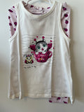 Comfy 100% Cotton Lounge Set with Ladybug Cat Graphic