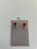 Strawberry Earrings - 14K Gold 1.67