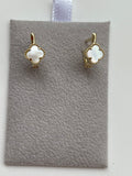 White Clover (not hanging) Earrings - 14K Gold 1.99