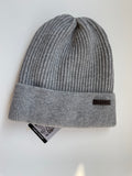 Big Kids Cashmere Blend Soft Ribbed Knit Hat (unisex)