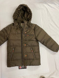 Puffer Coat with Hood (with Faux-Sherpa Lining)