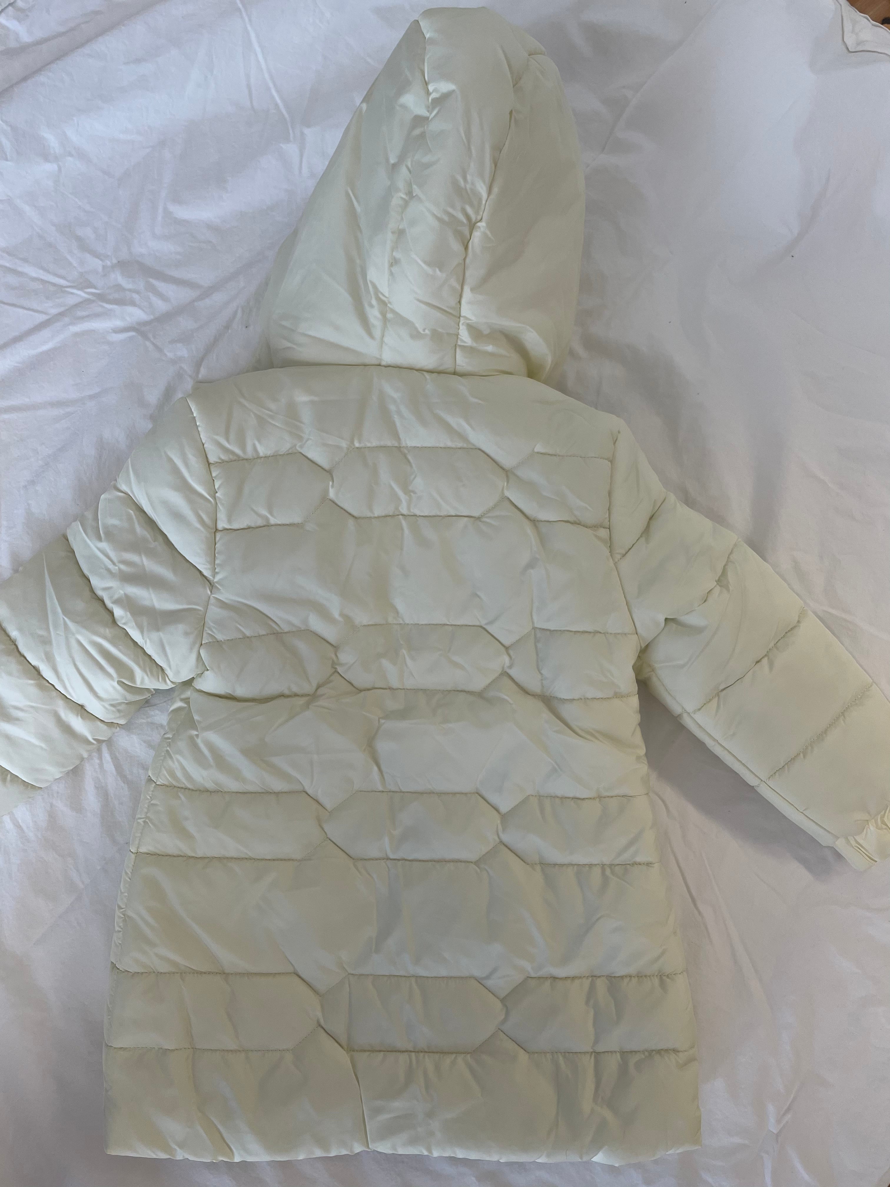 Pale Yellow Puffer Coat (girls)