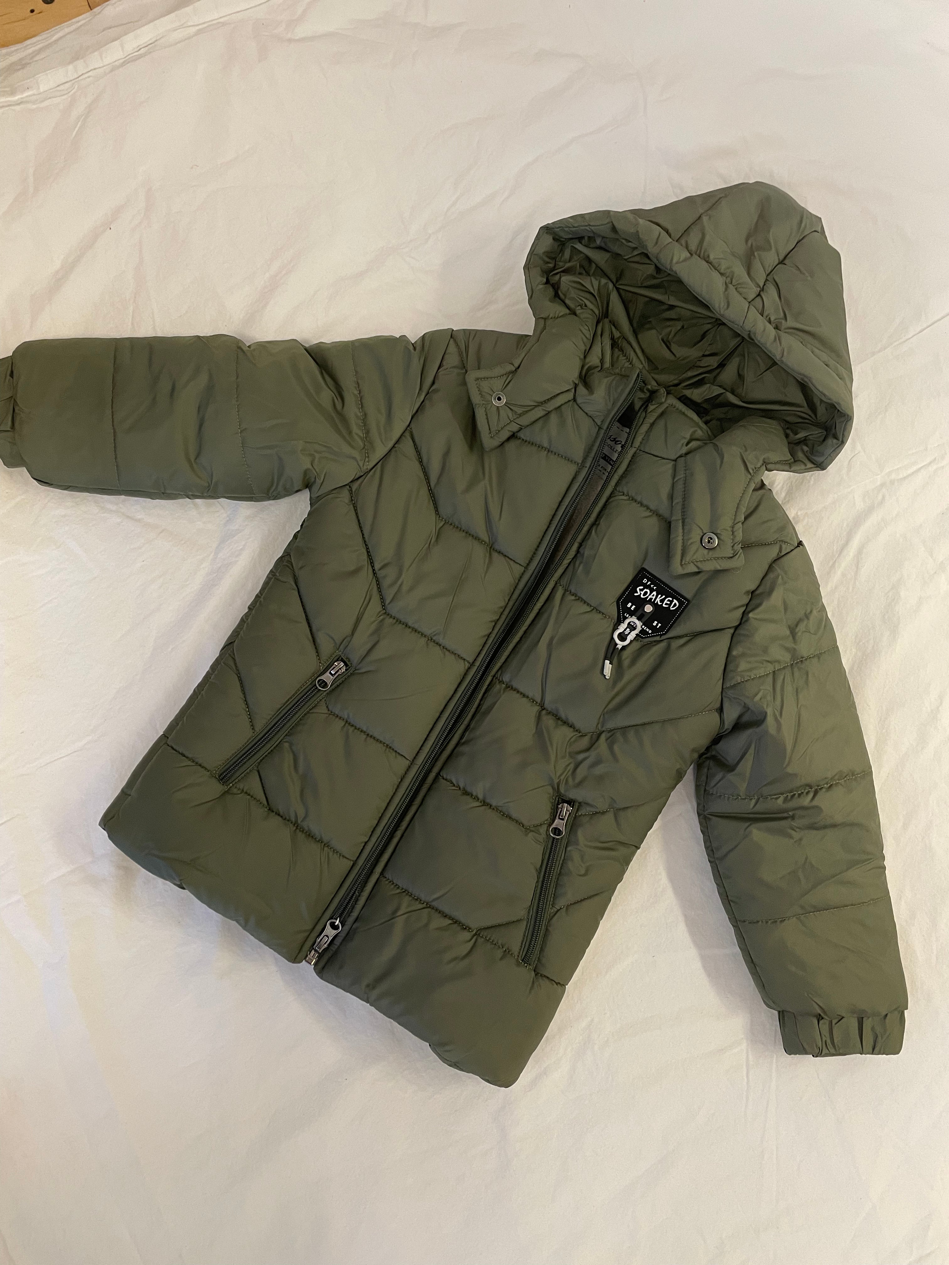 Stylish Boys Puffer Coat with Hood