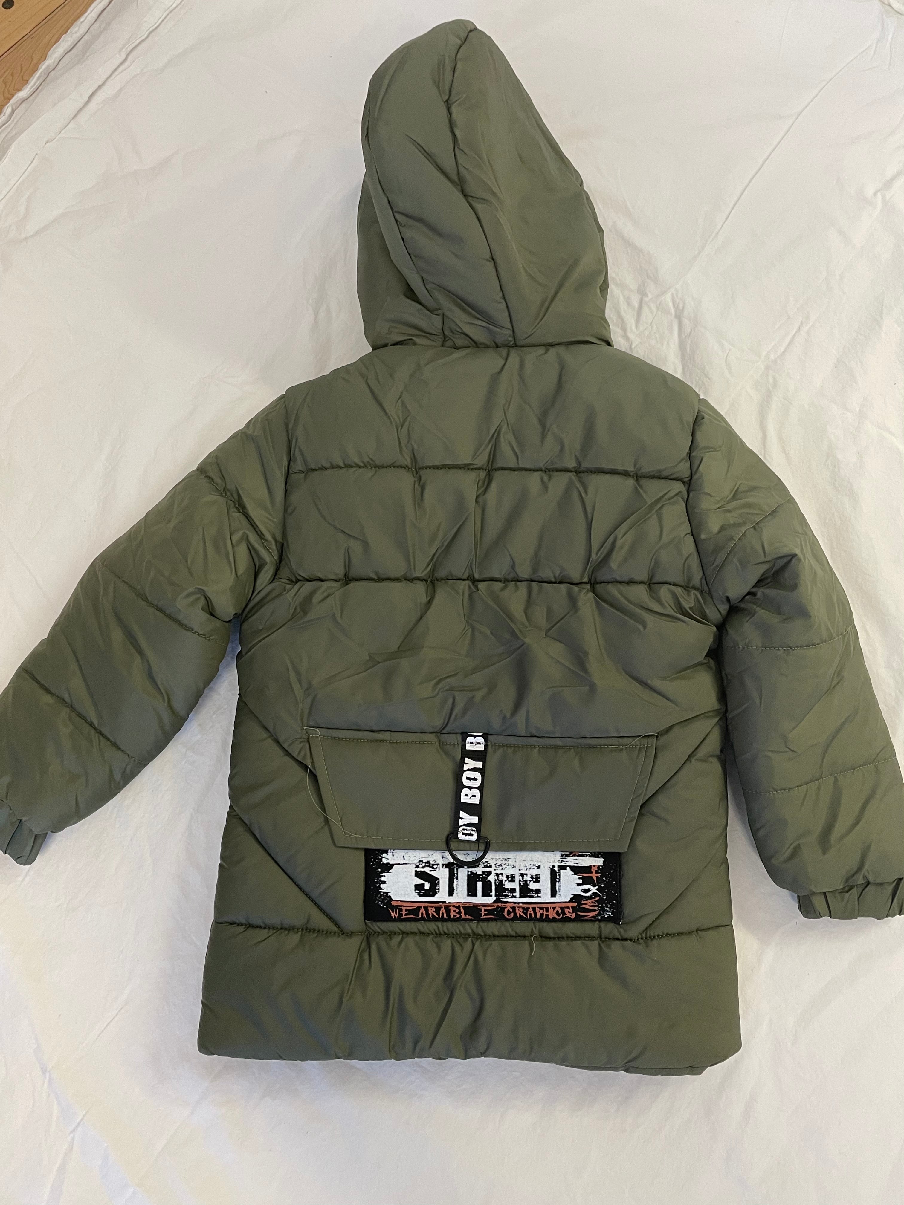 Stylish Boys Puffer Coat with Hood