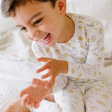 BellaBu Bear Milk and Cookies Original Bamboo Kids Pajamas