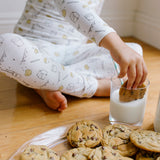 BellaBu Bear Milk and Cookies Original Bamboo Kids Pajamas